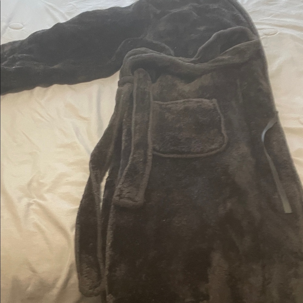 Luxurious Plush Brown Robe
